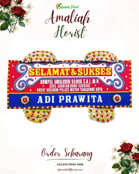 Papan Bunga Ucapan Selamat Madang Suku Ii
